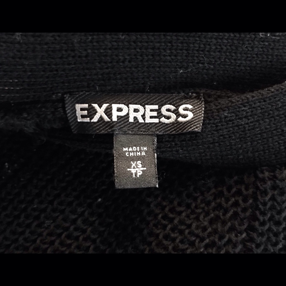Express Adjustable Open Back Sweater - image 3